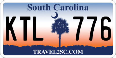 SC license plate KTL776
