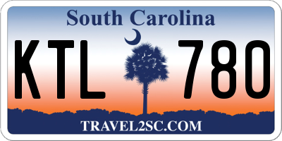 SC license plate KTL780