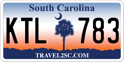 SC license plate KTL783