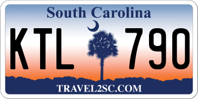 SC license plate KTL790