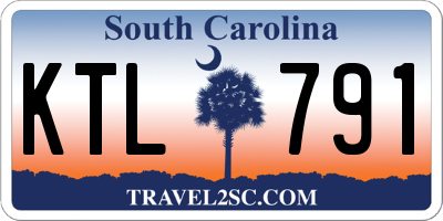 SC license plate KTL791