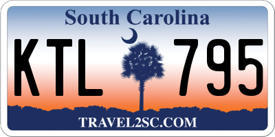 SC license plate KTL795