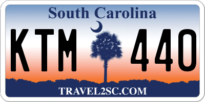 SC license plate KTM440