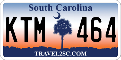 SC license plate KTM464