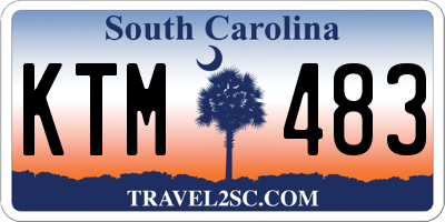 SC license plate KTM483