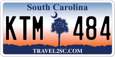SC license plate KTM484