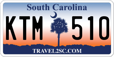 SC license plate KTM510