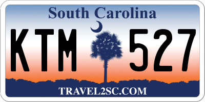 SC license plate KTM527