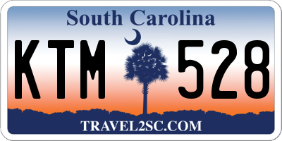 SC license plate KTM528
