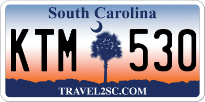 SC license plate KTM530