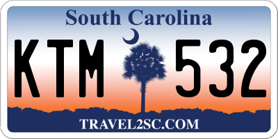 SC license plate KTM532