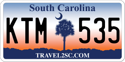SC license plate KTM535
