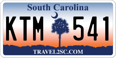 SC license plate KTM541