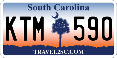 SC license plate KTM590