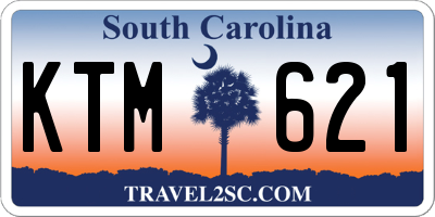 SC license plate KTM621