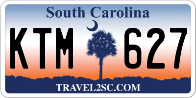 SC license plate KTM627