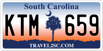 SC license plate KTM659