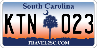 SC license plate KTN023