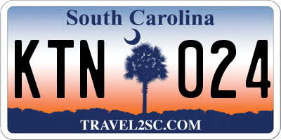 SC license plate KTN024