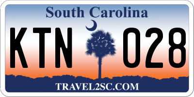 SC license plate KTN028