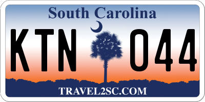 SC license plate KTN044