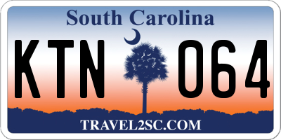 SC license plate KTN064