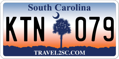SC license plate KTN079