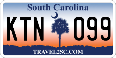 SC license plate KTN099