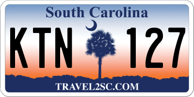 SC license plate KTN127