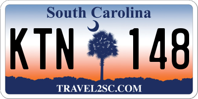 SC license plate KTN148