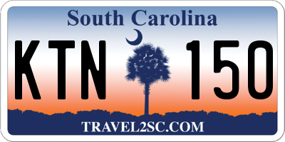 SC license plate KTN150