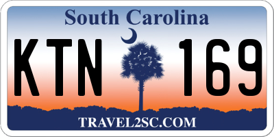 SC license plate KTN169