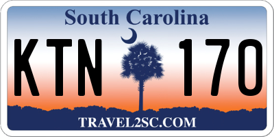 SC license plate KTN170