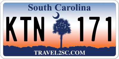 SC license plate KTN171