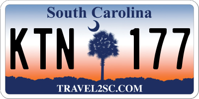 SC license plate KTN177
