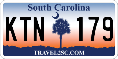 SC license plate KTN179