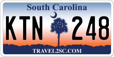 SC license plate KTN248