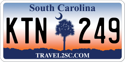 SC license plate KTN249