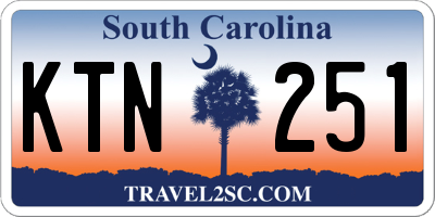 SC license plate KTN251