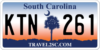SC license plate KTN261