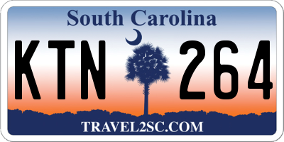 SC license plate KTN264