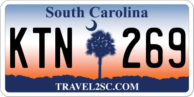 SC license plate KTN269