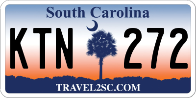 SC license plate KTN272