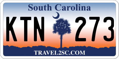 SC license plate KTN273