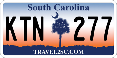 SC license plate KTN277