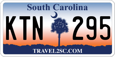 SC license plate KTN295