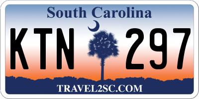 SC license plate KTN297