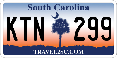 SC license plate KTN299