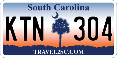 SC license plate KTN304