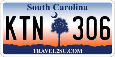 SC license plate KTN306